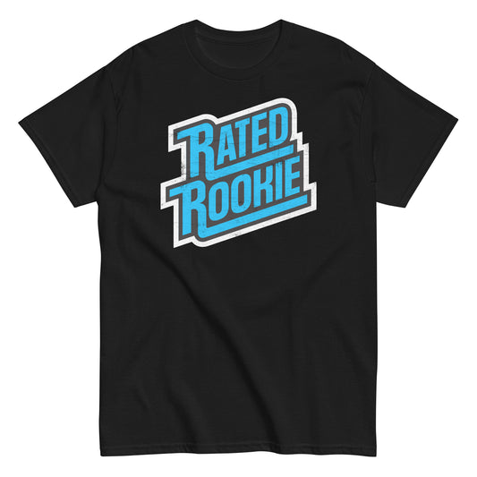 Rated Rookie Trading Card Logo Distressed Unisex Classic Tee