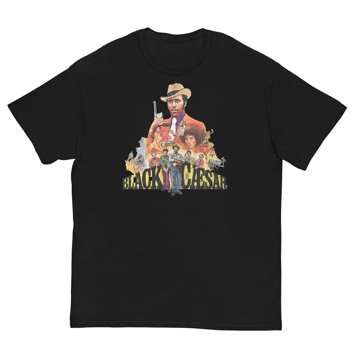 Black Caesar Vintage Distressed Unisex Classic Tee