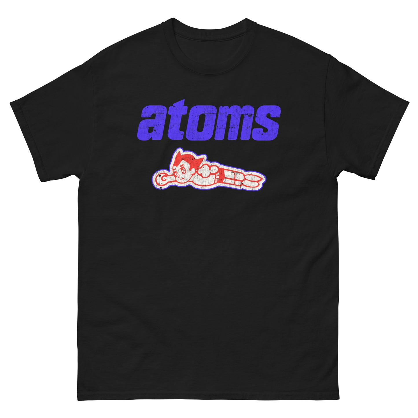 Sankei Atoms サンケイアトムズ Distressed Baseball Logo (Red, White and Blue) Classic Tee