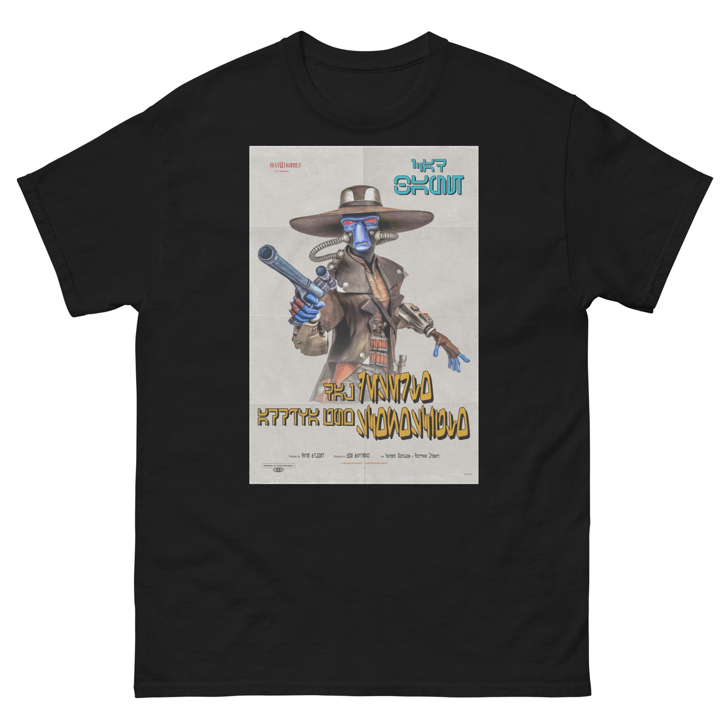 From the Desert Comes a Stranger Space Opera Spaghetti Western Vintage Movie Poster Unisex Classic Tee