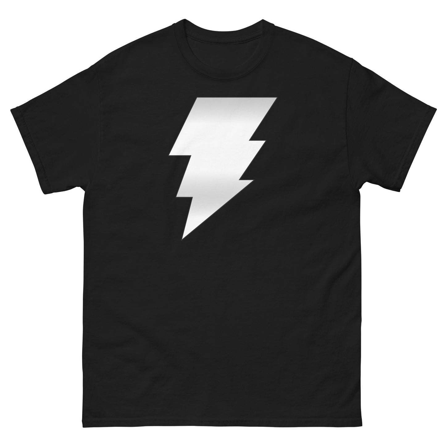 Magus Silver Lightning Bolt | Retro Cosmic Comic Book Villain Cosplay Tee
