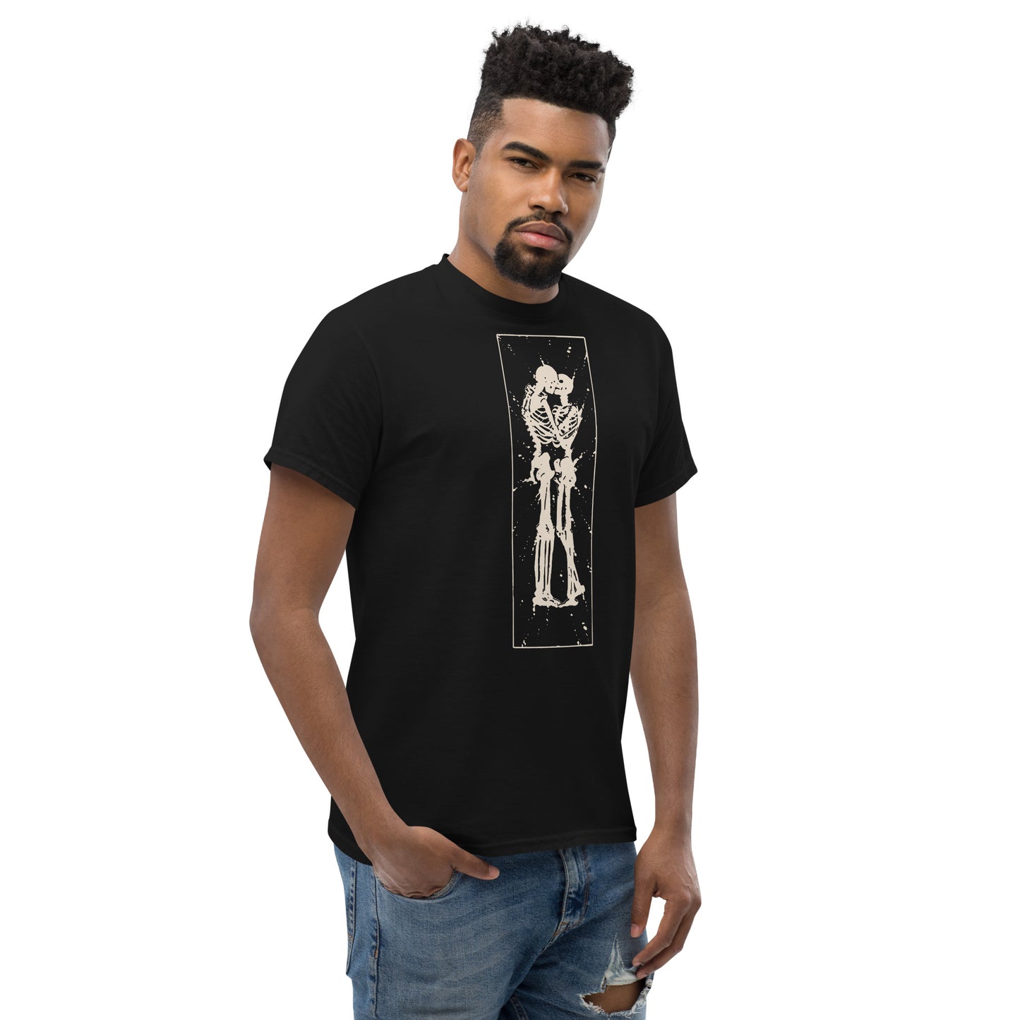 Watchmen-Inspired Skeletons Nuclear Kiss (Bone White) Classic Tee