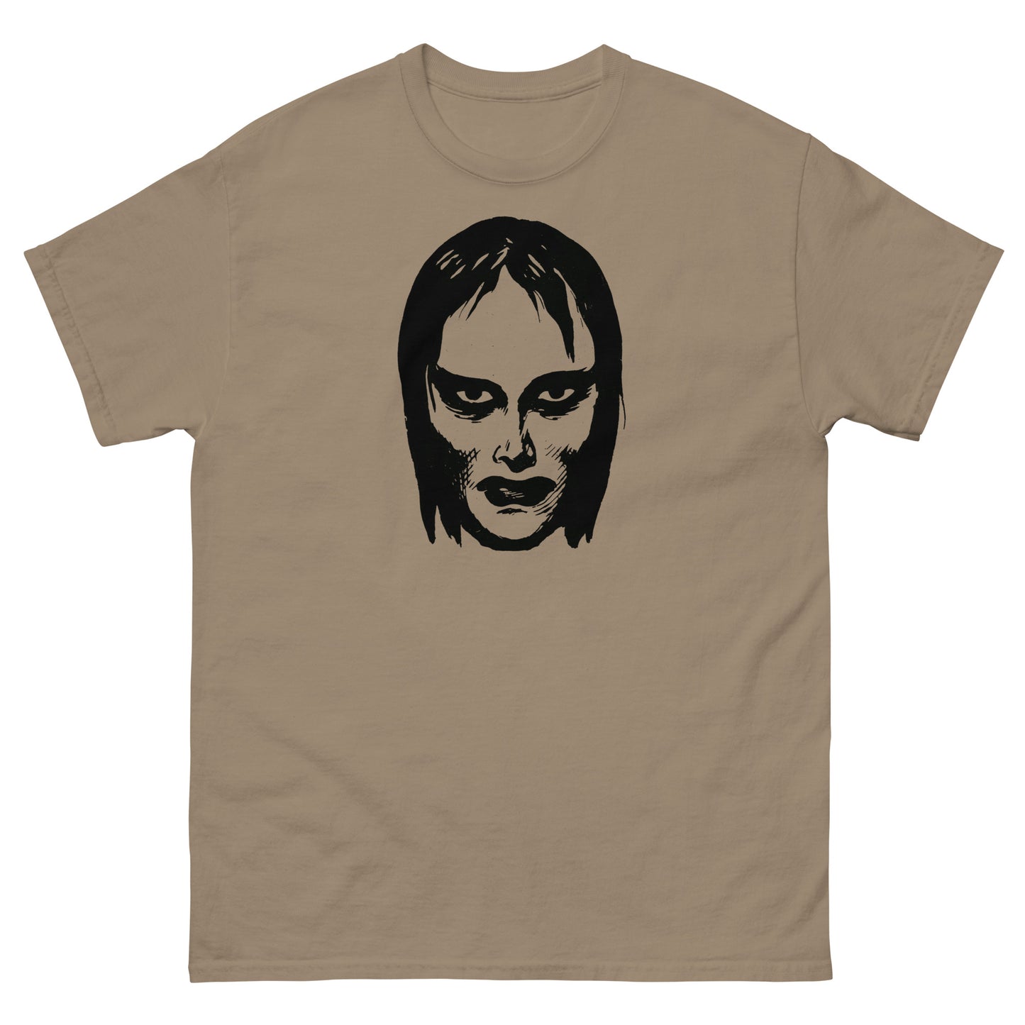 Vampire Girl Mask | Vintage Comic Book Ad Horror Halloween Unisex Classic Tee