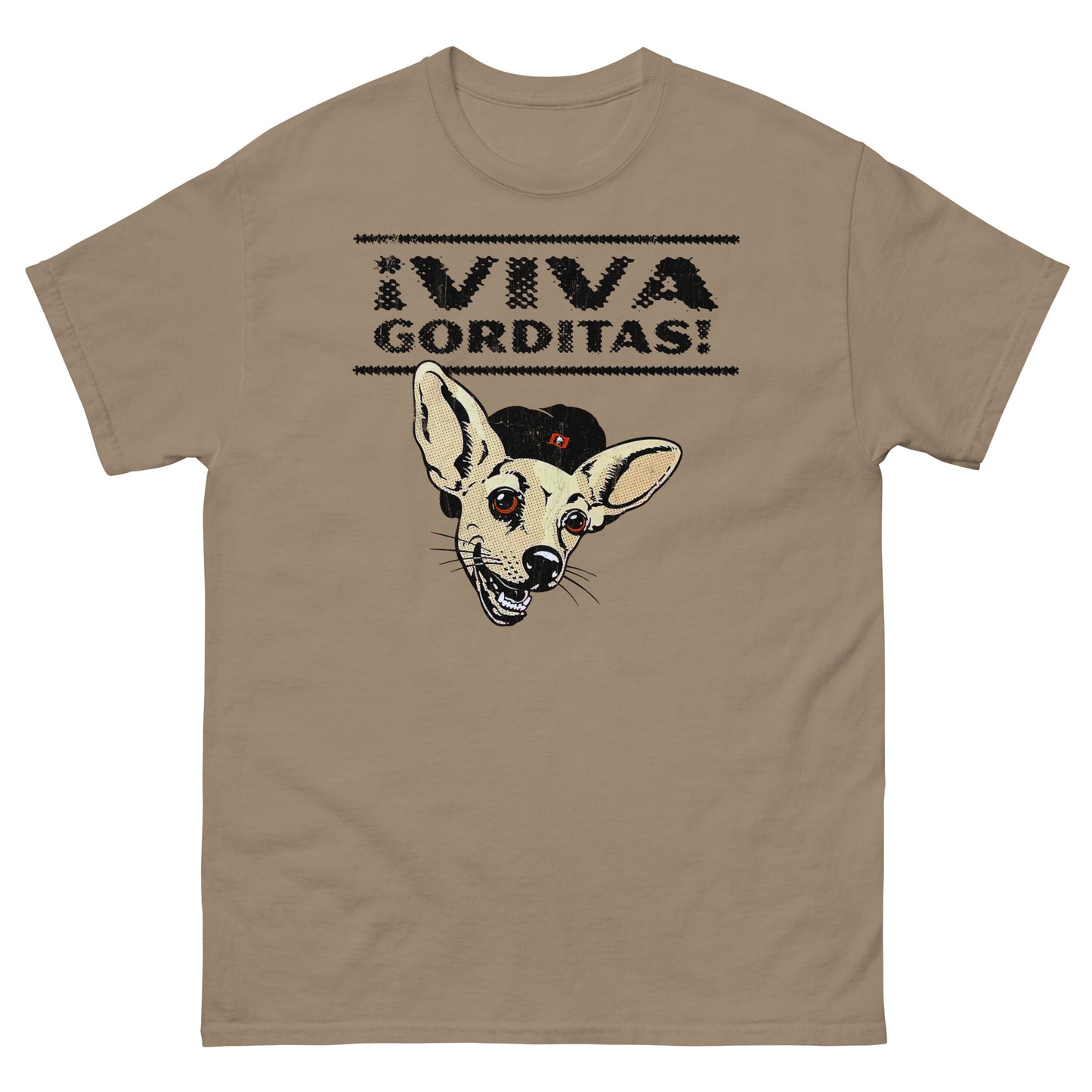VIVA GORDITAS! Chihuahua Distressed Unisex Classic T-Shirt