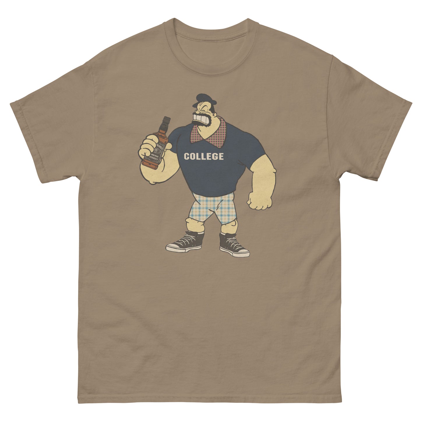 Bluto x Bluto College Mashup Halftone Parody Classic T-Shirt