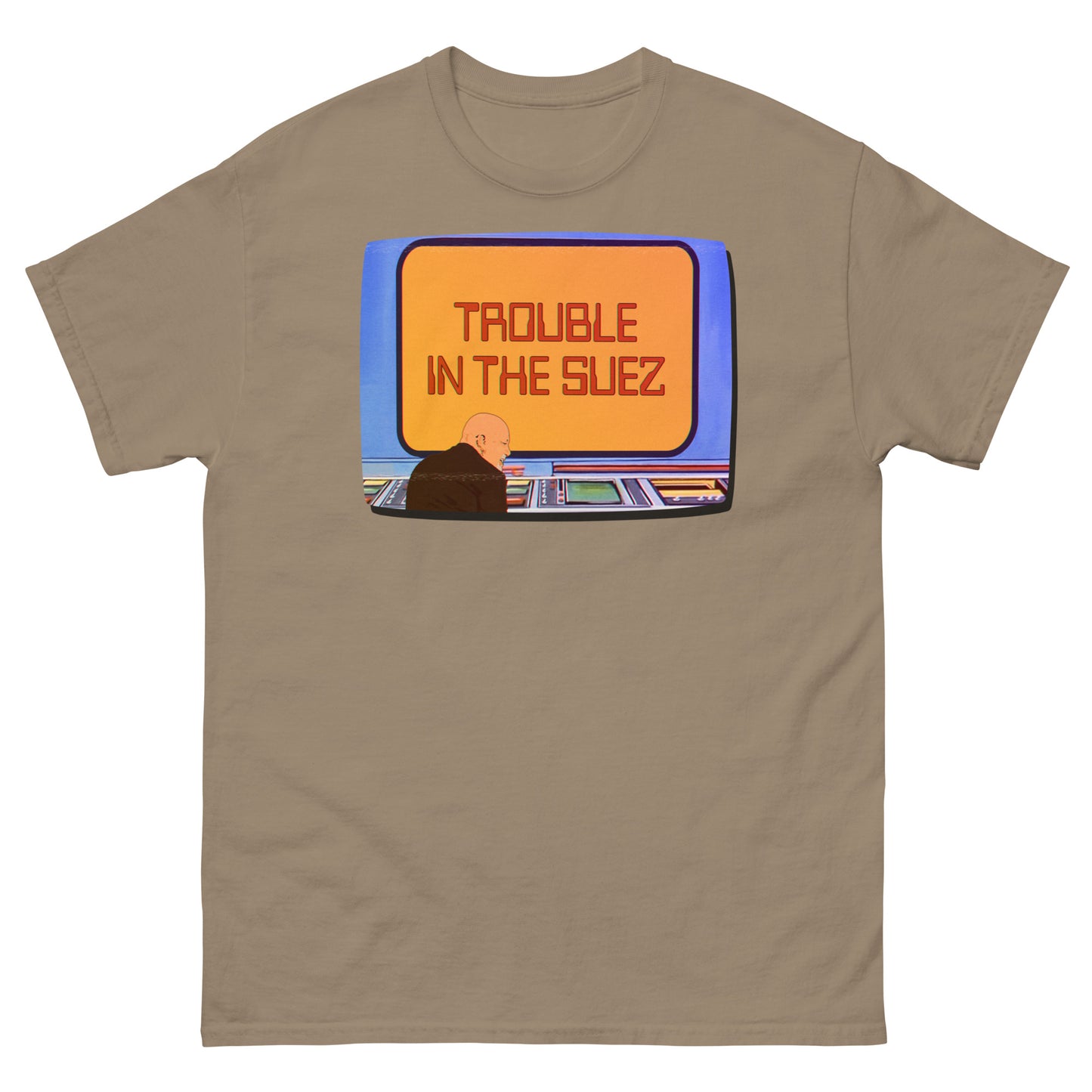 Trouble in the Suez Billy Joel Monitor Duty Parody Tee