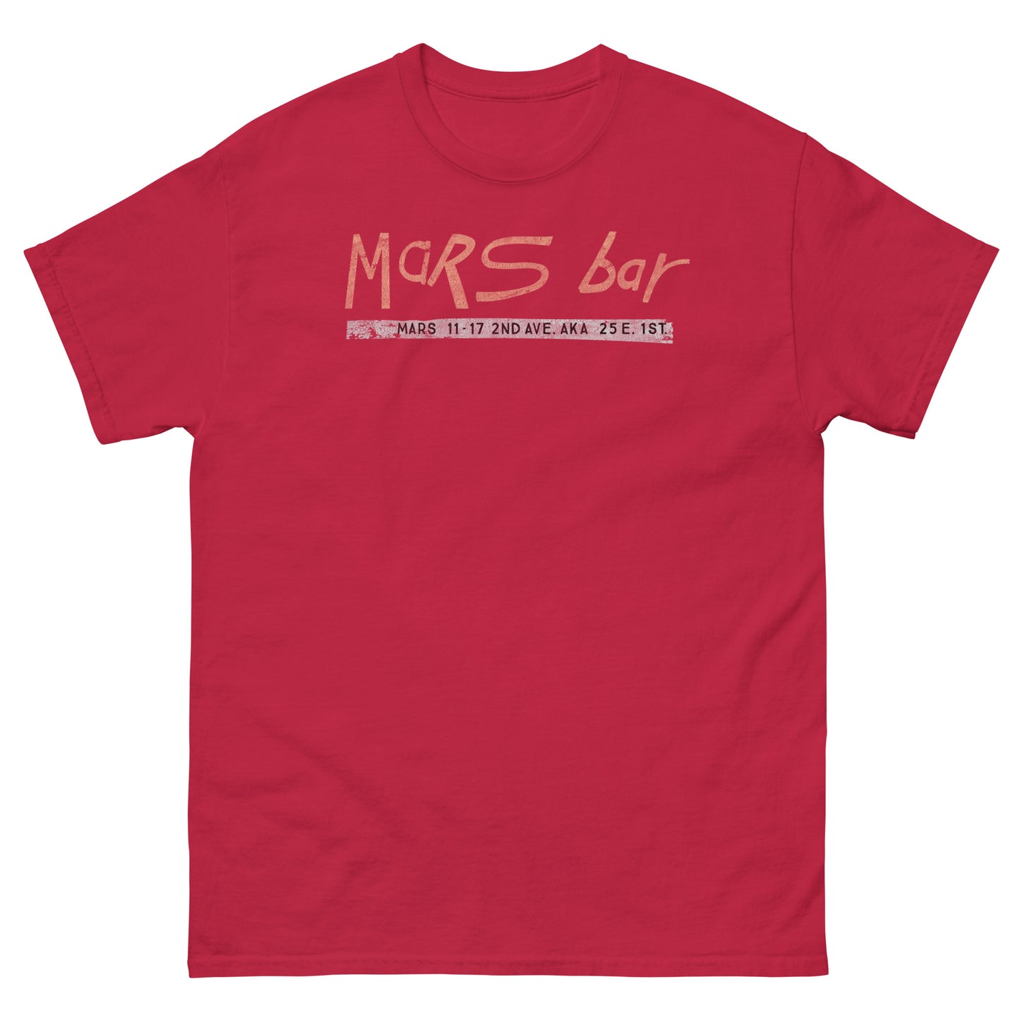 Mars Bar NYC Dive Bar Memorial Distressed Unisex Classic Tee