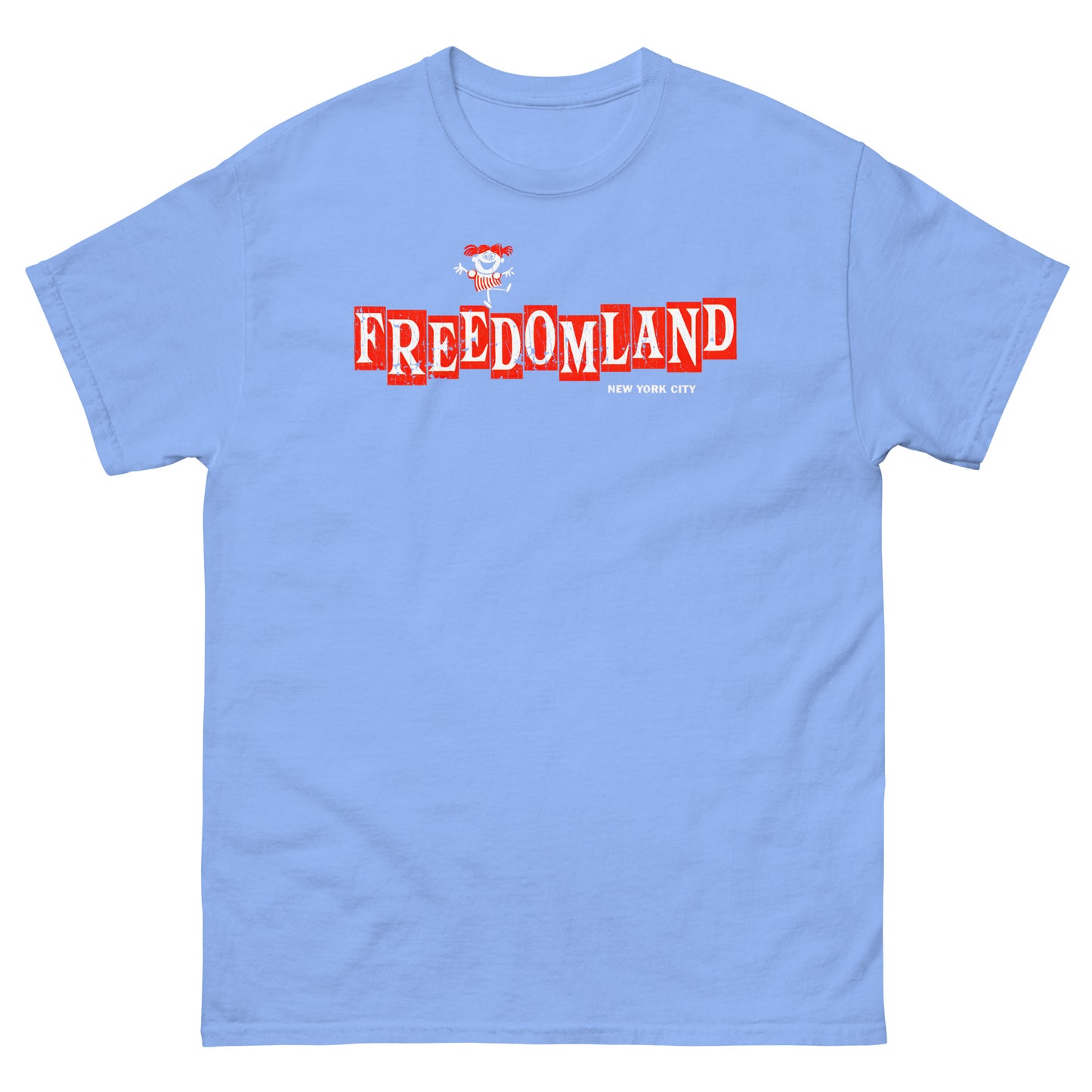 Freedomland, USA New York City Vintage Amusement Park Distressed Unisex Classic Tee