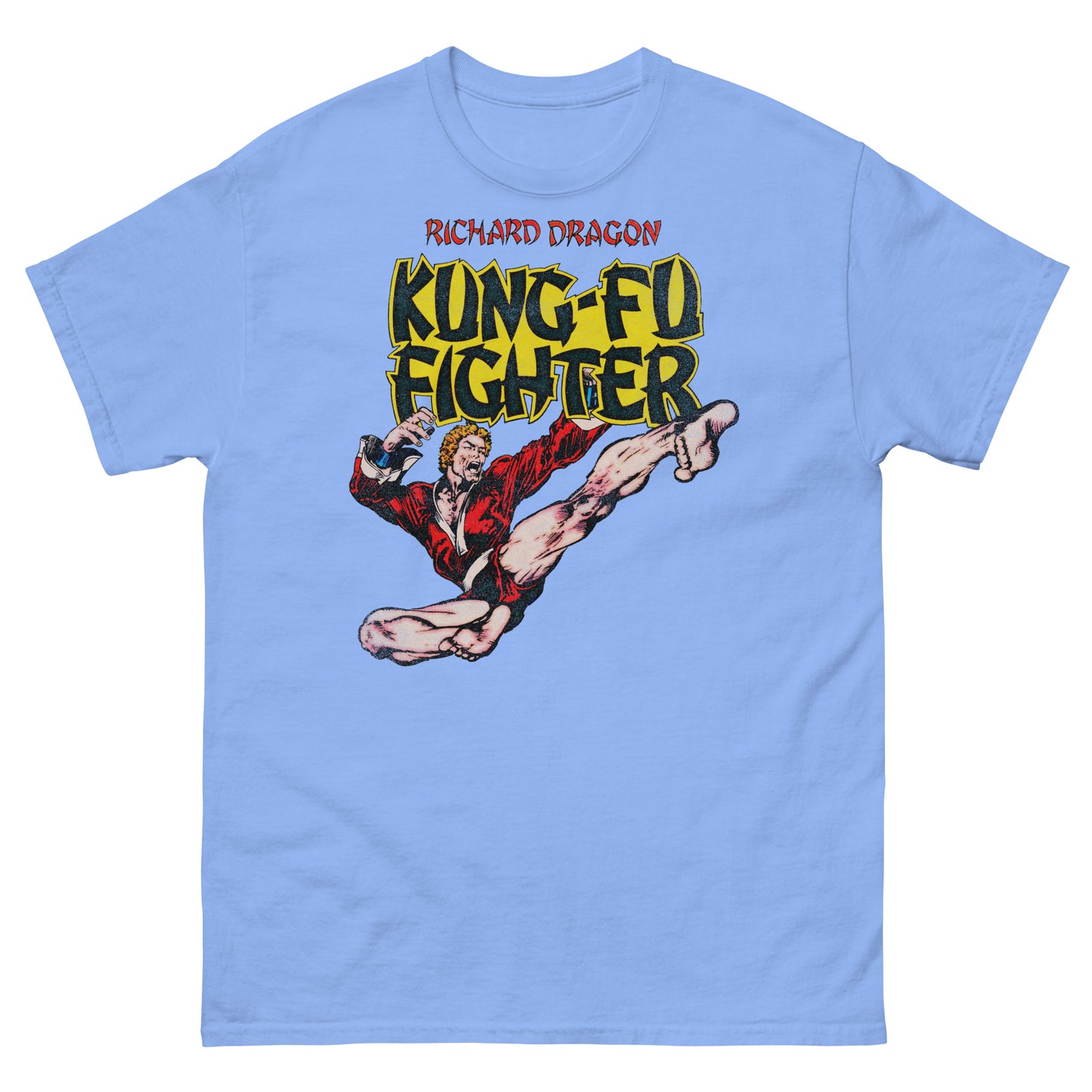 Richard Dragon Kung-Fu Fighter Retro Martial Arts Comic Book Classic Tee