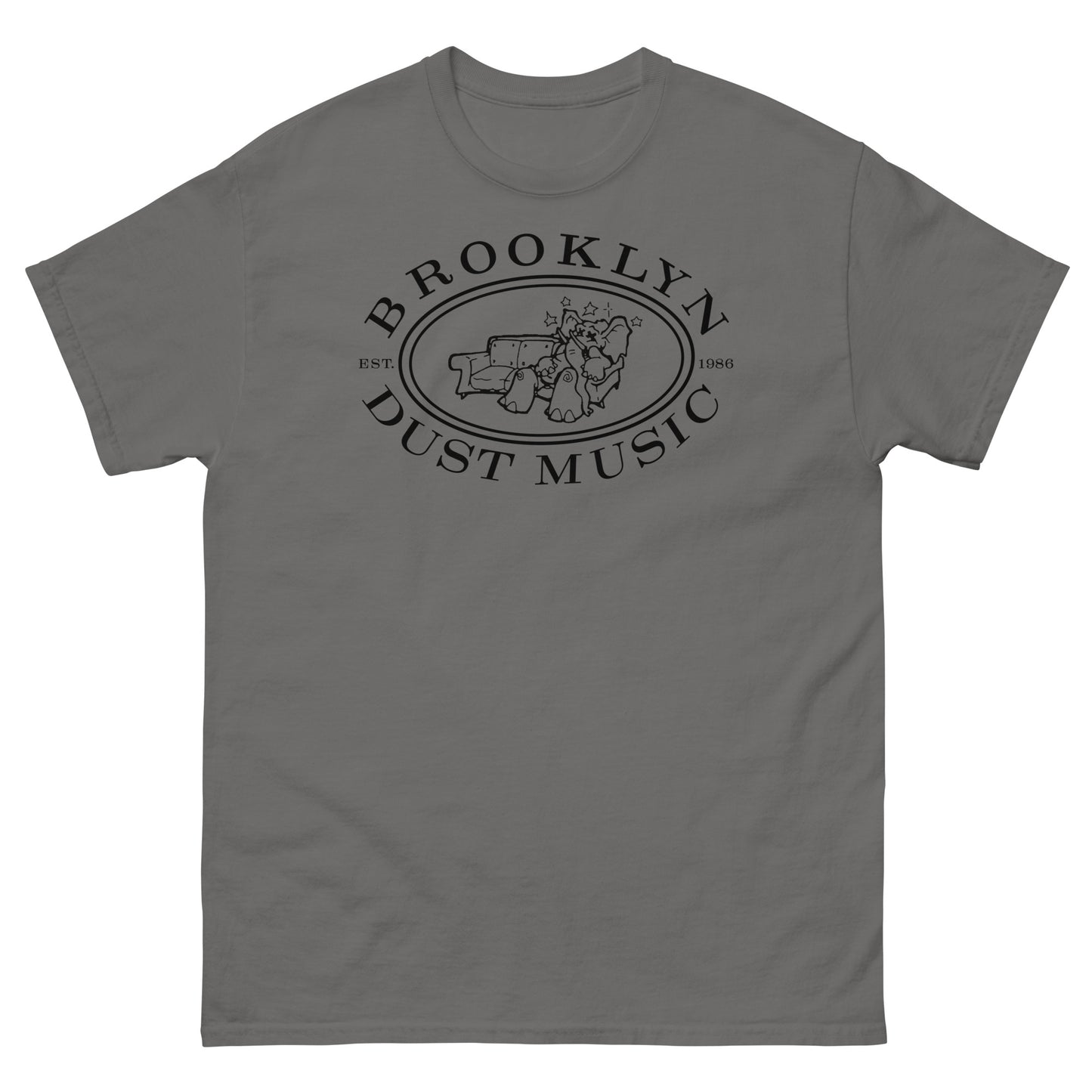 Brooklyn Dust Music Elephant Logo (Black) Unisex Classic T-Shirt