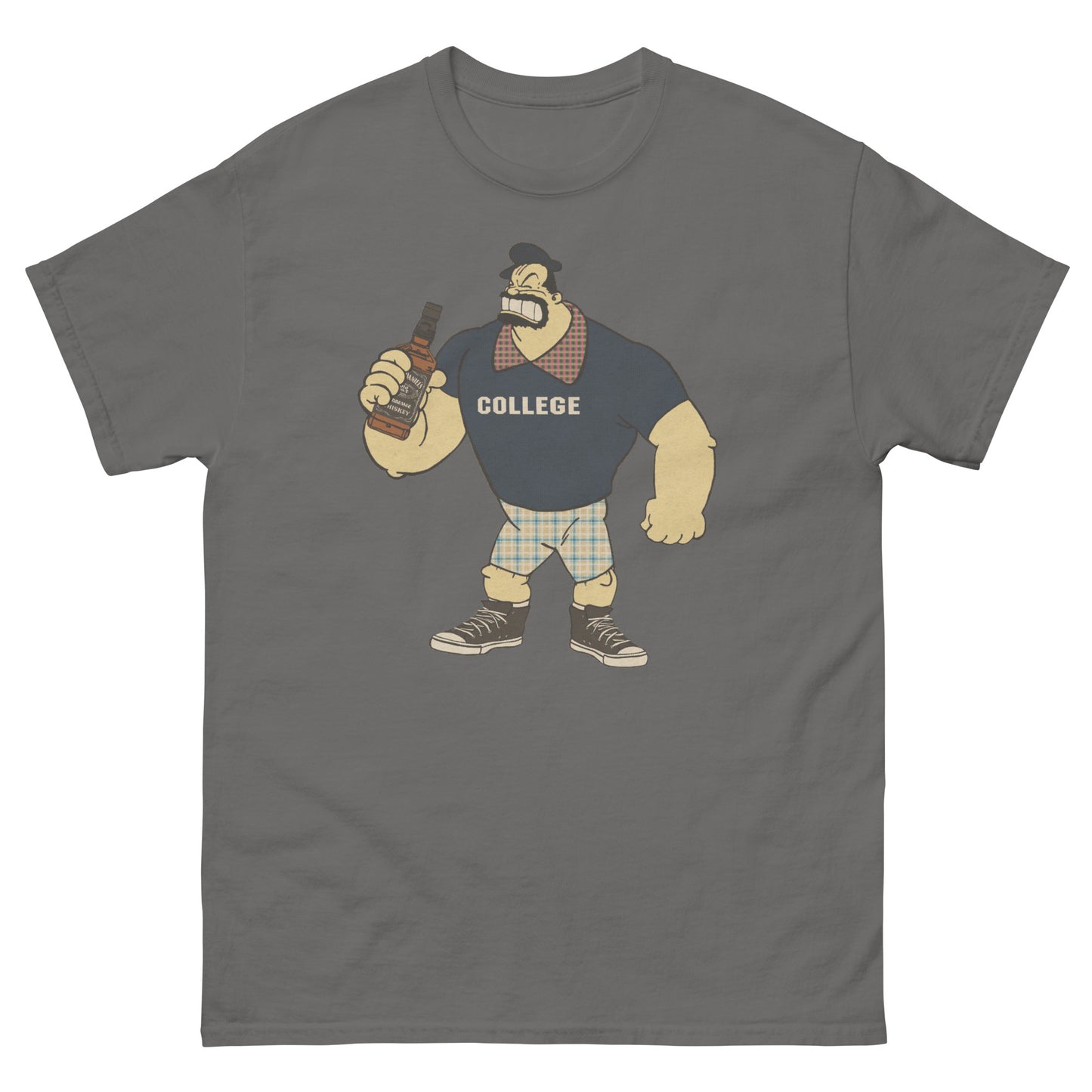 Bluto x Bluto College Mashup Halftone Parody Classic T-Shirt