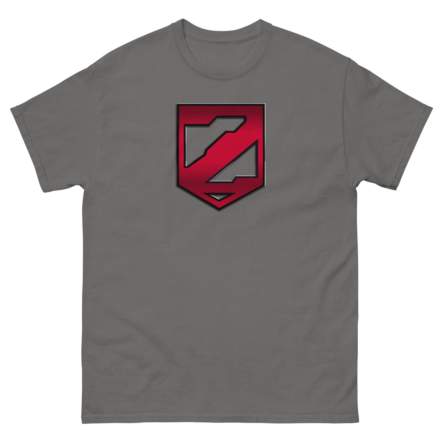 Super Villain Raised Metal Z Modern Rebirth Logo Comic Book Cosplay Classic Tee