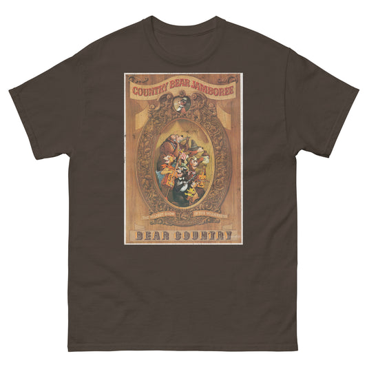 Grizzly Hall Musical Bear Attraction Distressed Poster Classic Tee