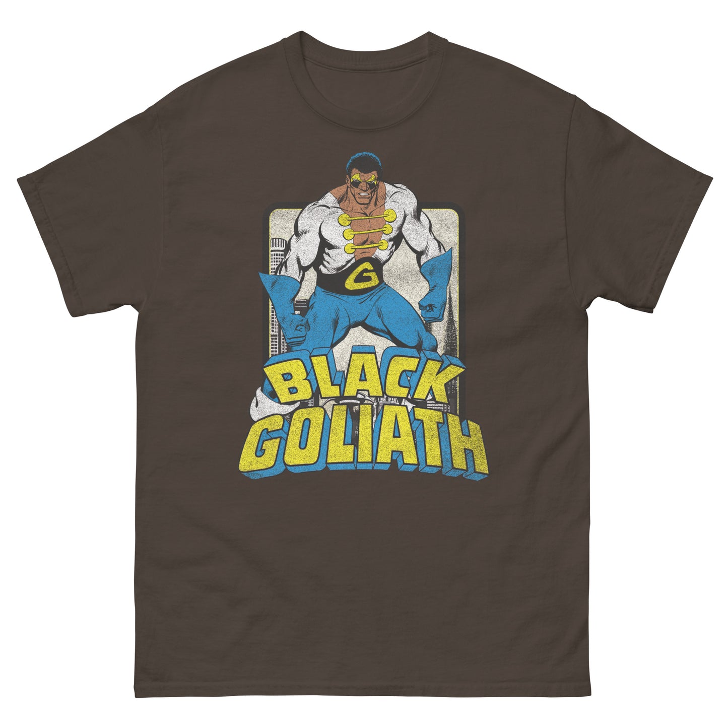 Black Goliath Retro Superhero Distressed Unisex Classic Tee