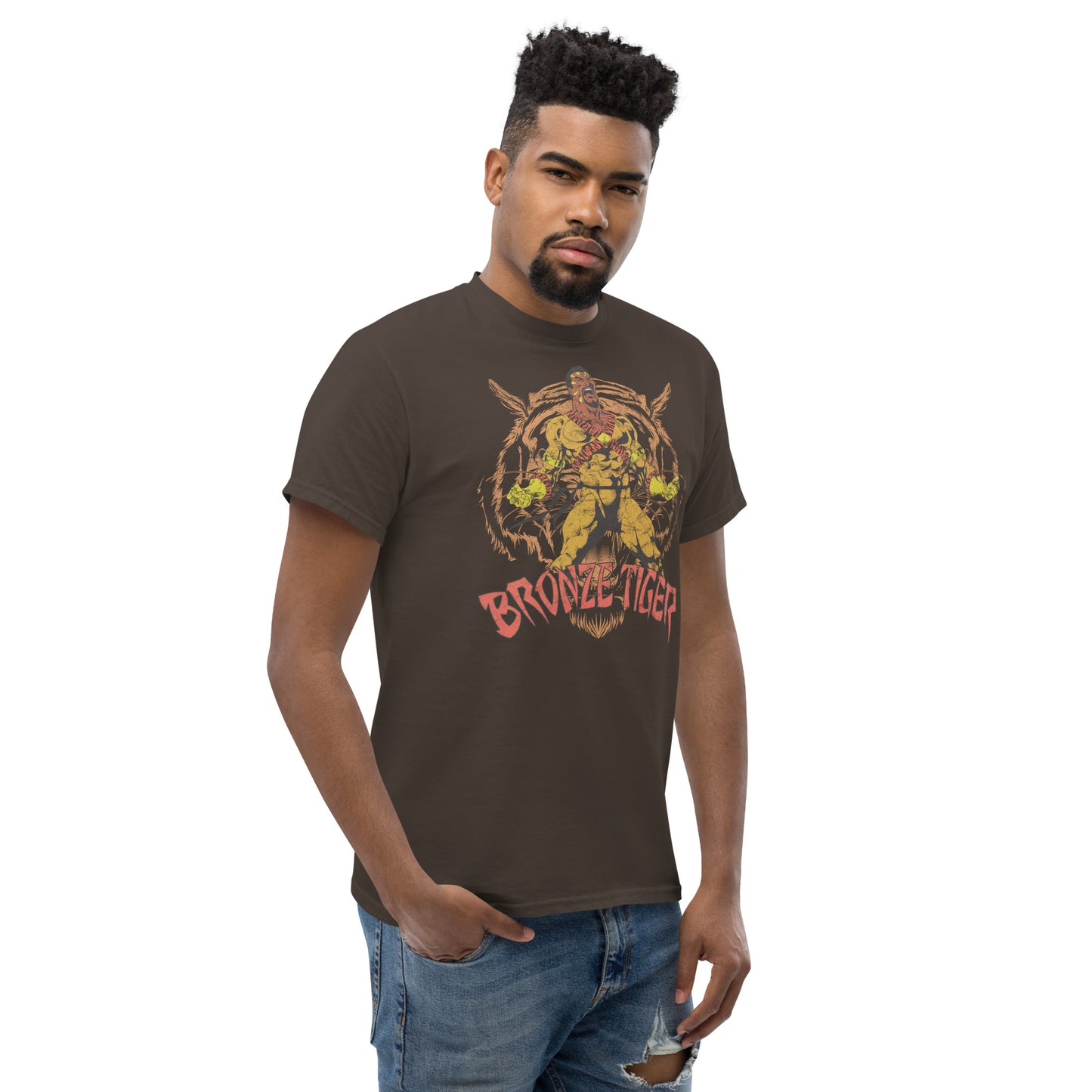 Bronze Tiger Retro Martial Arts Unisex Classic Comic Book Tee