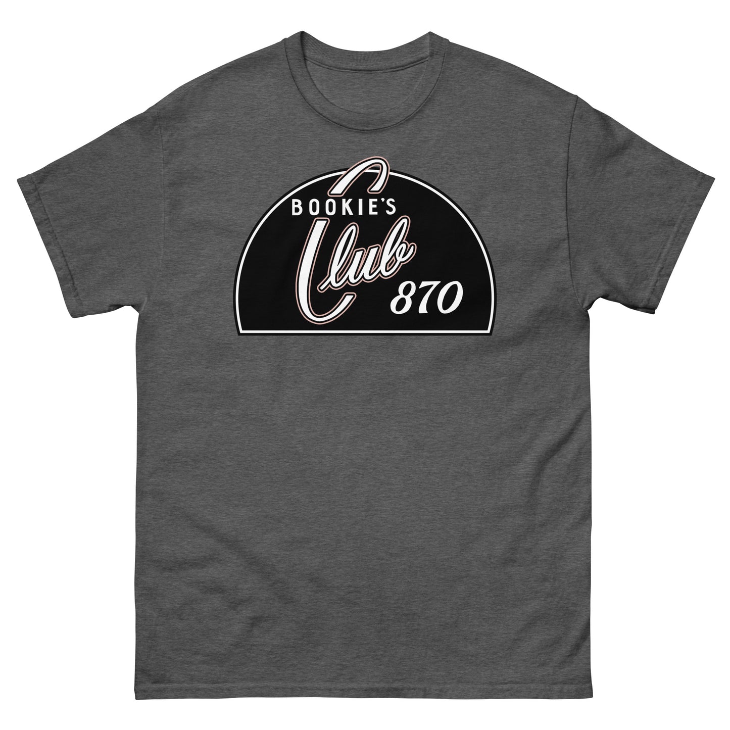Bookie’s Club 870 Legendary Detroit Punk Venue Retro Nightclub Sign Unisex Classic Tee