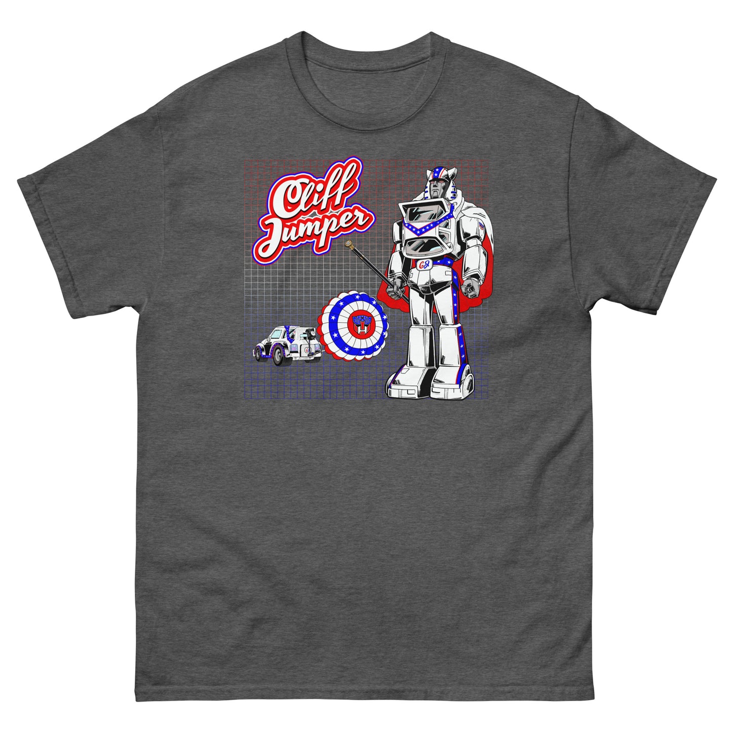 CLIFF JUMPER All-American Stunt Bot Unisex Classic Tee