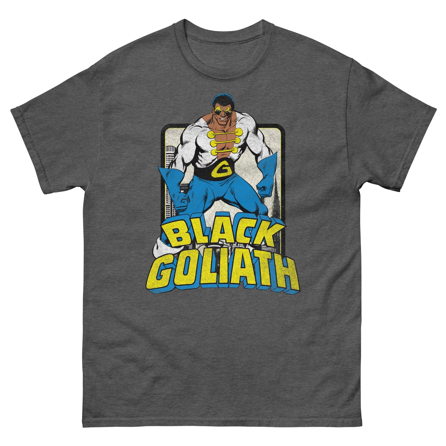 Black Goliath Retro Superhero Distressed Unisex Classic Tee
