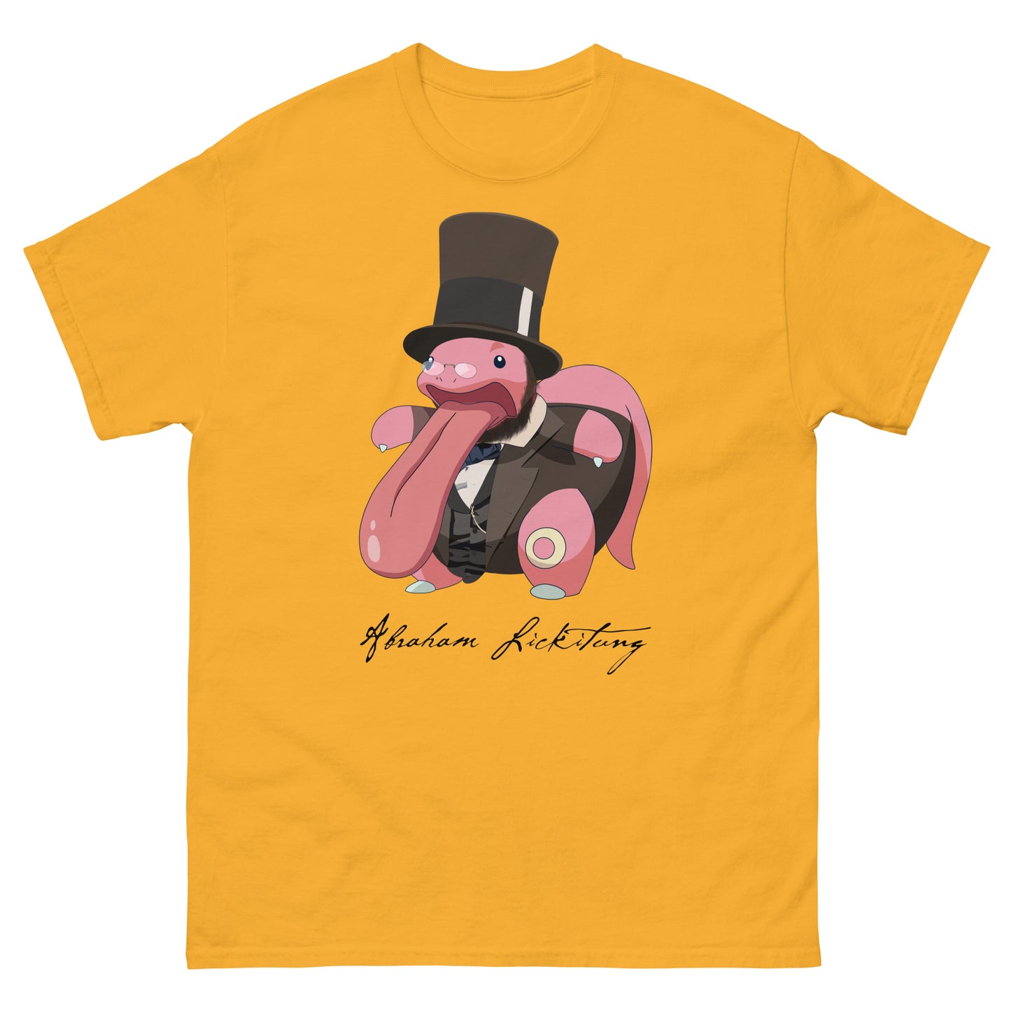 Aberoinga Lincoln Historical Anime Mash-Up Parody Tee