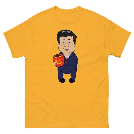 Xi Jinping Cartoon Bear Parody Banned in China Unisex Classic Tee