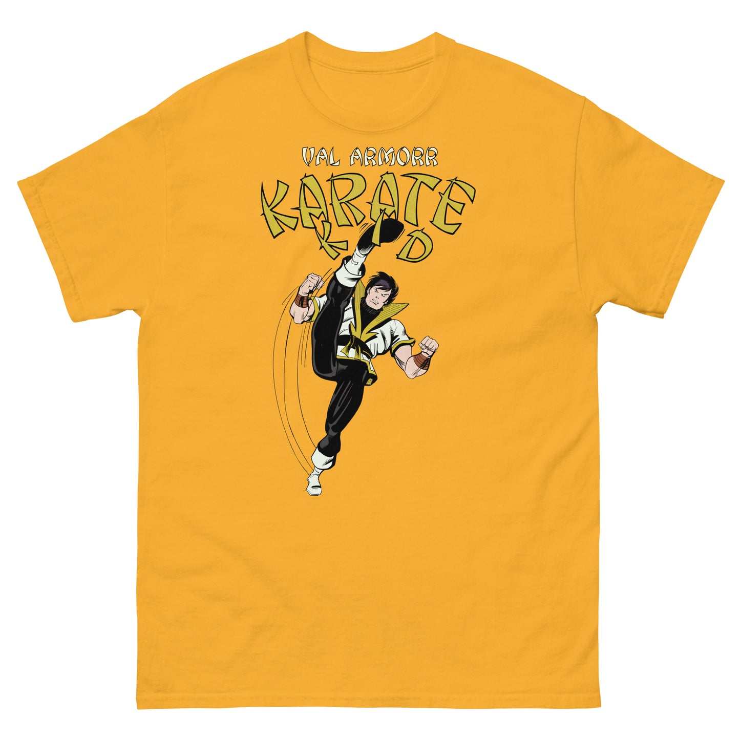 Val Armorr Retro Comic Book Martial Arts Hero Unisex Classic Tee