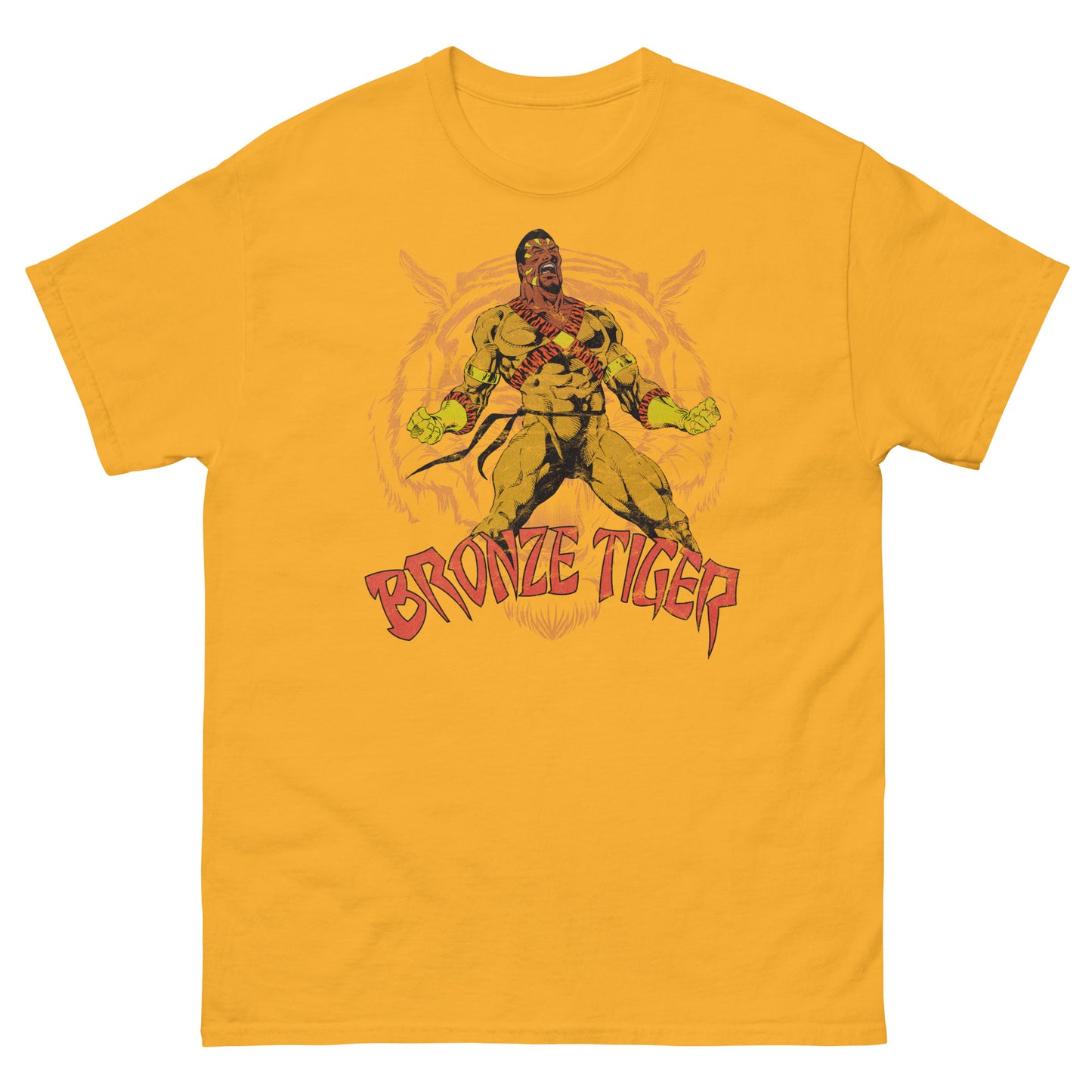 Bronze Tiger Retro Martial Arts Unisex Classic Comic Book Tee