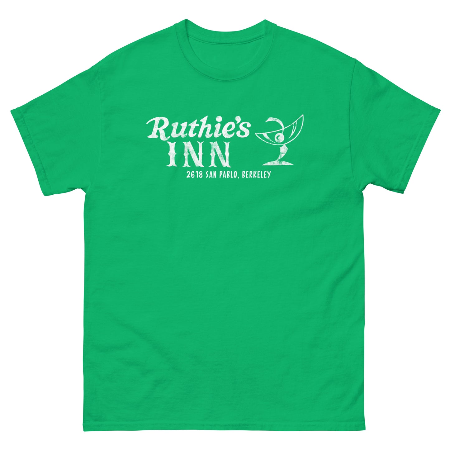 Ruthie’s Inn Berkeley, CA (White) Distressed Vintage Rock Venue Graphic Tee