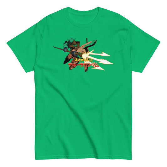 Neo Mexico Tequila Giant Robot Mech Distressed Graphic Anime Fan Gear Unisex Classic Tee