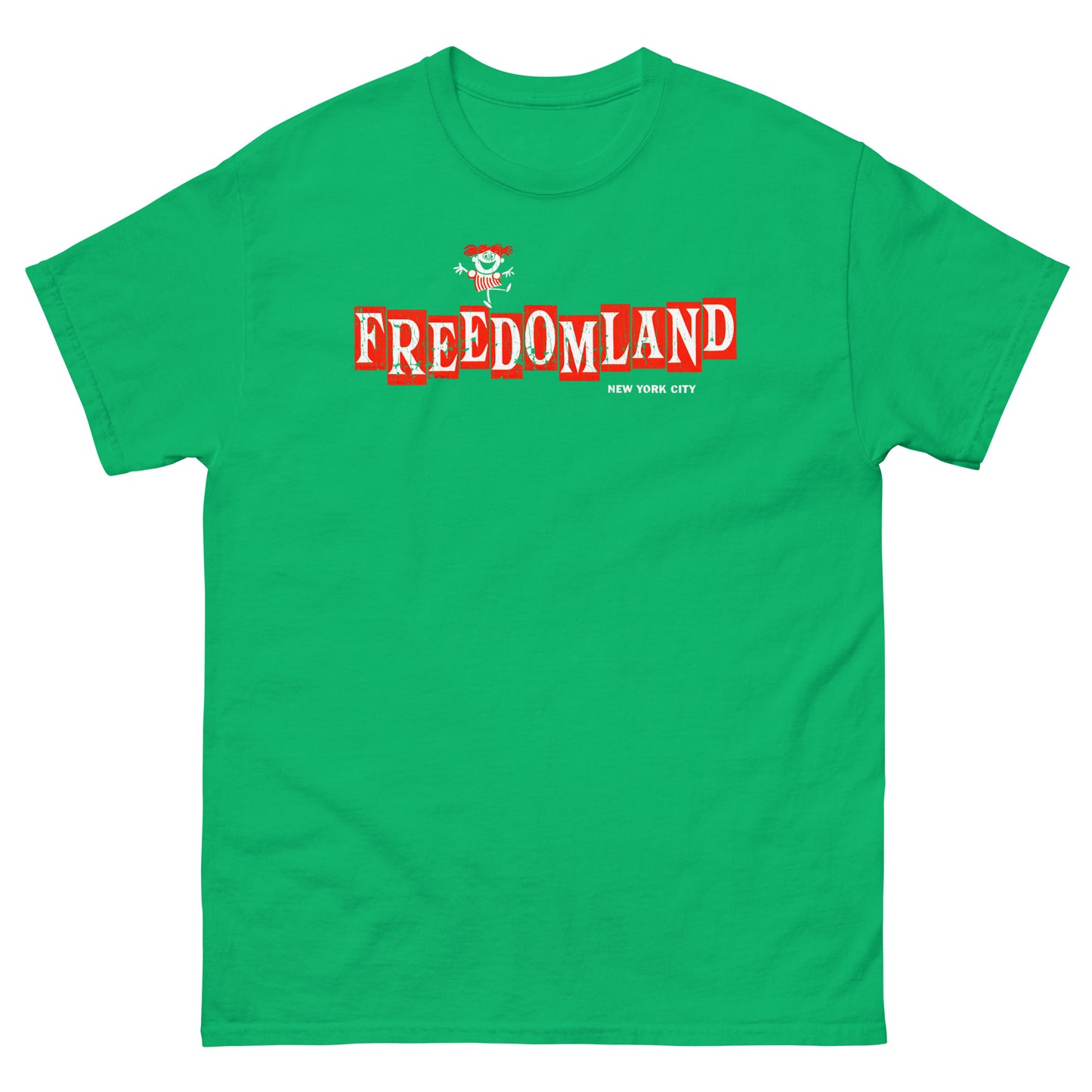 Freedomland, USA New York City Vintage Amusement Park Distressed Unisex Classic Tee