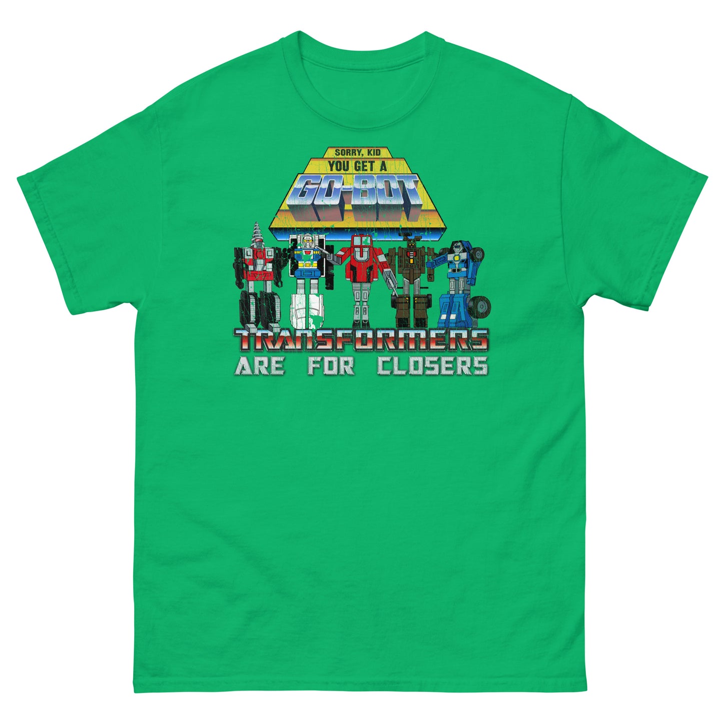 Sorry Kid Glengarry Glen Ross 1980s Transforming Robot Toys Cartoon Parody Tee