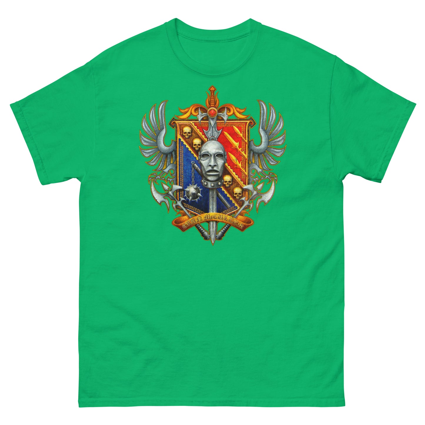 McCullen Clan Scottish Coat of Arms Dealer Distressed Unisex Grenadier Classic Tee