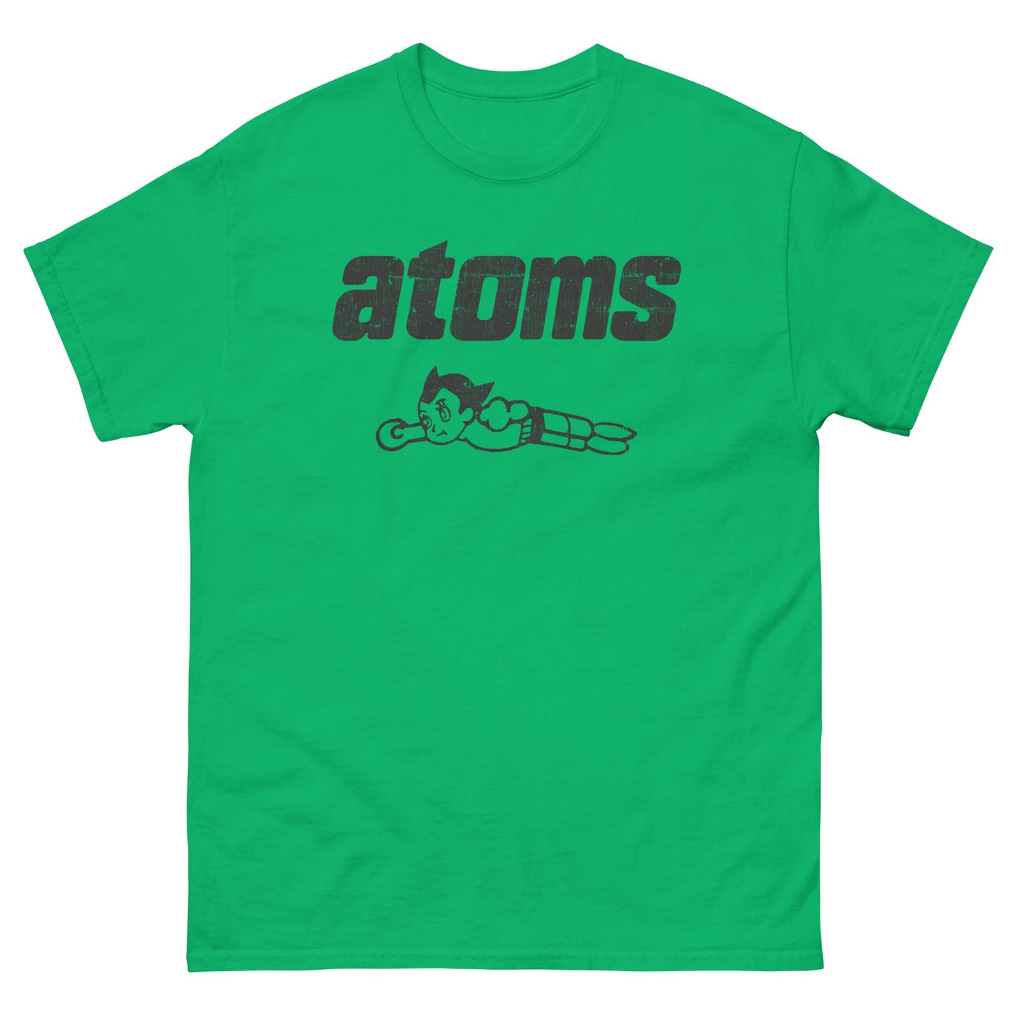 Sankei Atoms サンケイアトムズ Distressed Baseball Logo (Black) Classic Tee