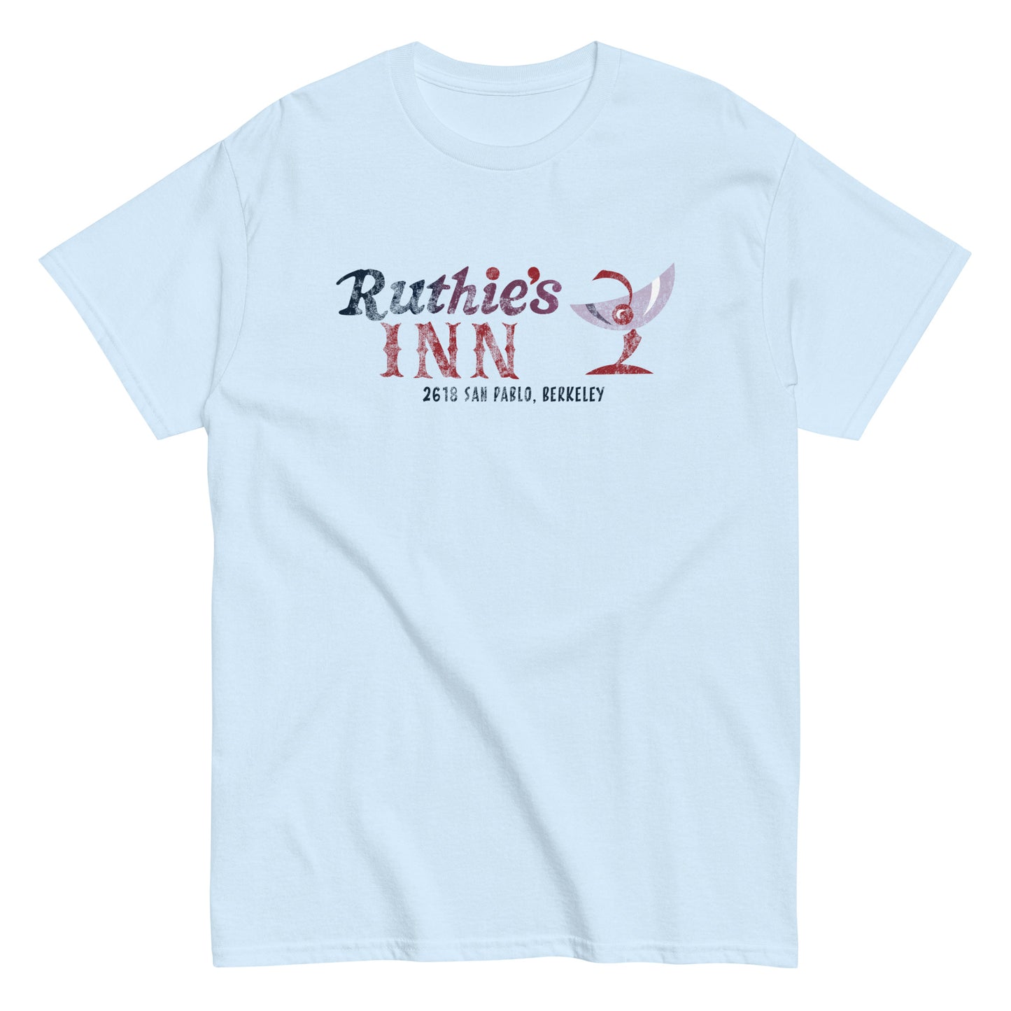 Ruthie’s Inn Berkeley, CA (Color) Distressed Vintage Rock Venue Graphic Tee