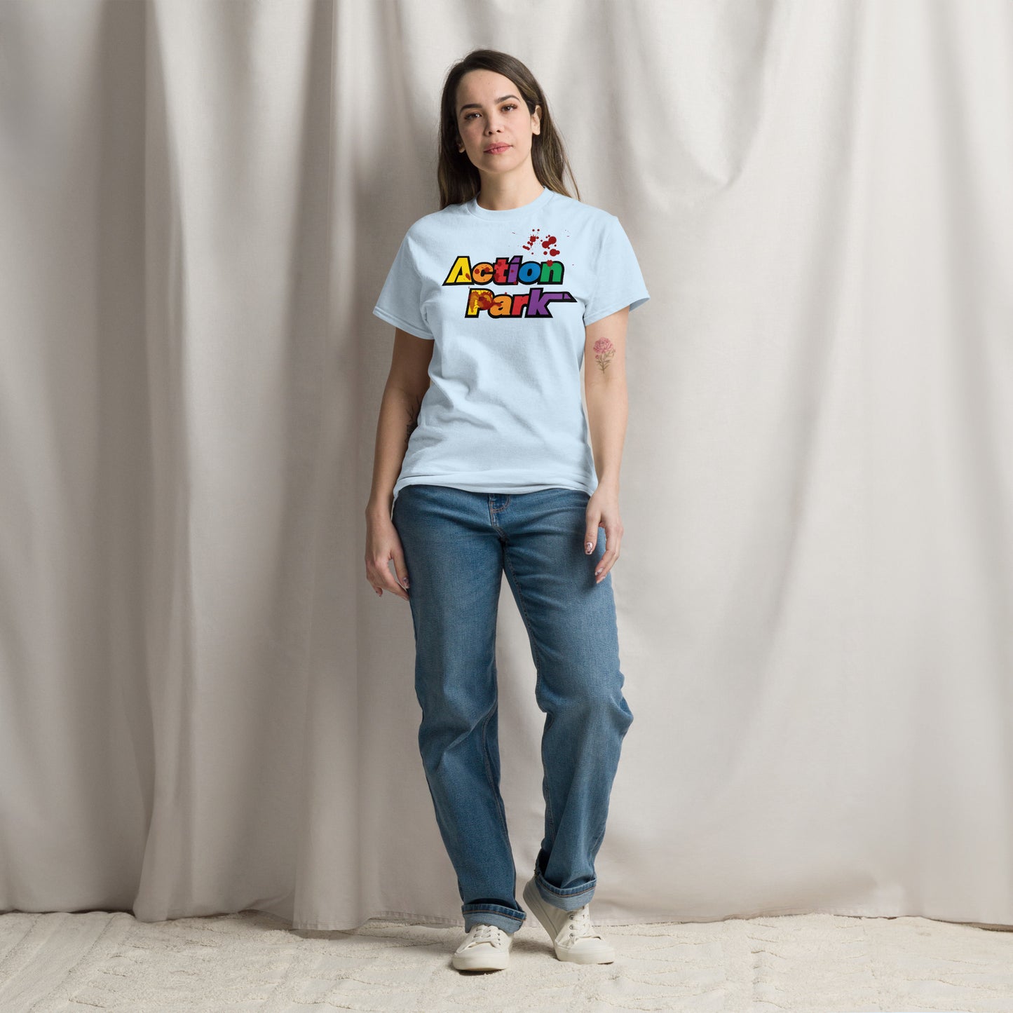 Mountain Creek Bloody Theme Park Logo Retro Nostalgia Tee