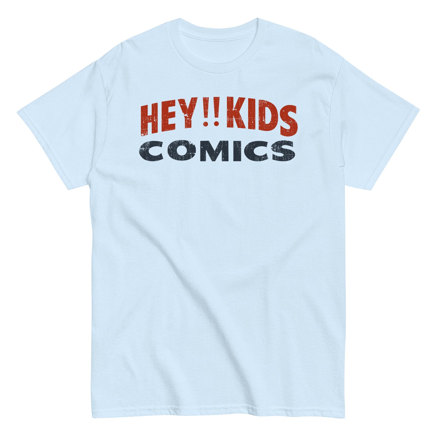 HEY !! KIDS COMICS Vintage Spinner Rack Topper Distressed Unisex Classic T-Shirt