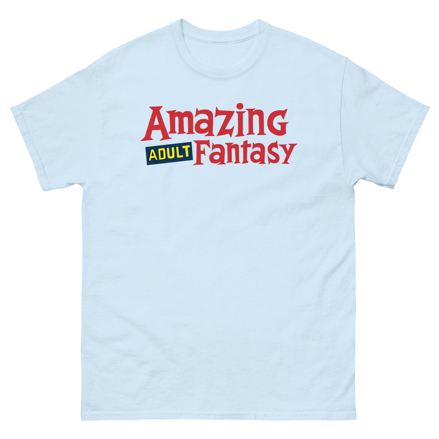 Amazing ADULT Fantasy Comic History Logo Unisex Classic Tee