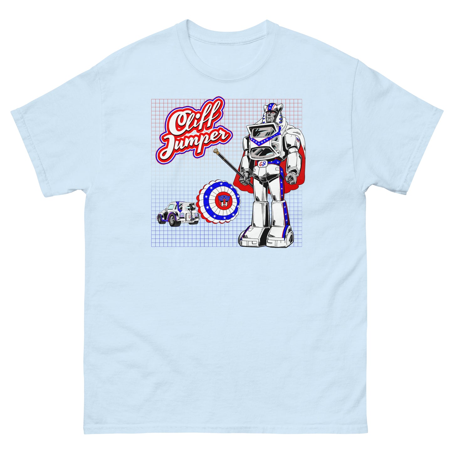 CLIFF JUMPER All-American Stunt Bot Unisex Classic Tee