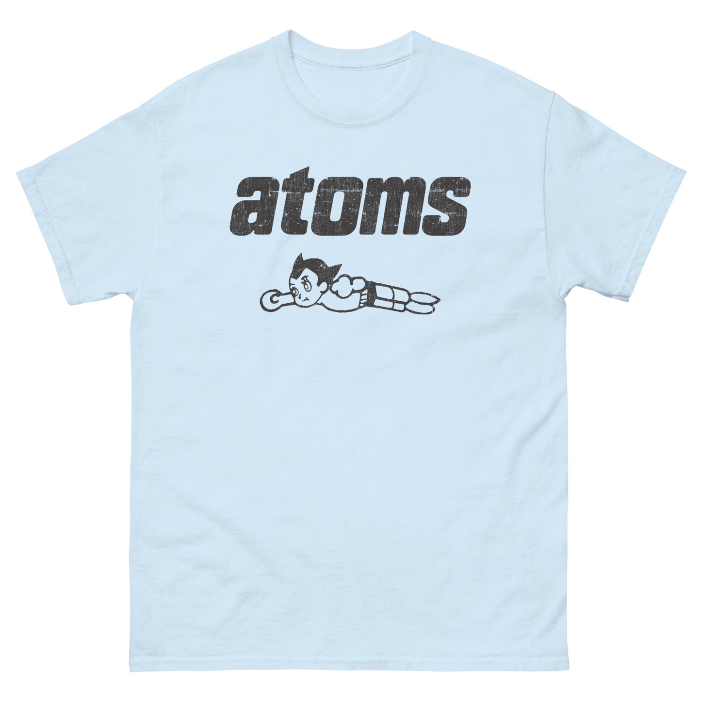 Sankei Atoms サンケイアトムズ Distressed Baseball Logo (Black) Classic Tee