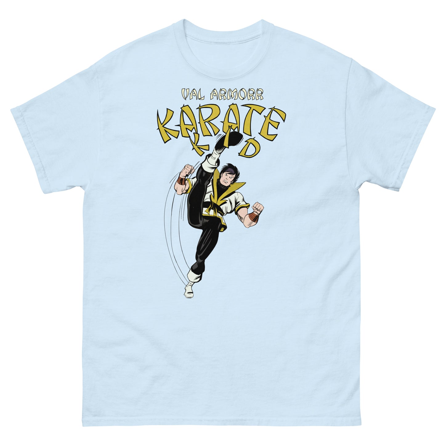 Val Armorr Retro Comic Book Martial Arts Hero Unisex Classic Tee