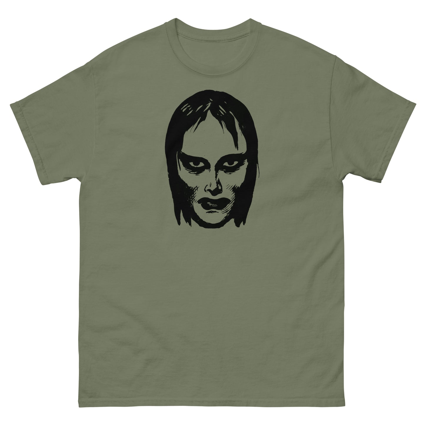 Vampire Girl Mask | Vintage Comic Book Ad Horror Halloween Unisex Classic Tee