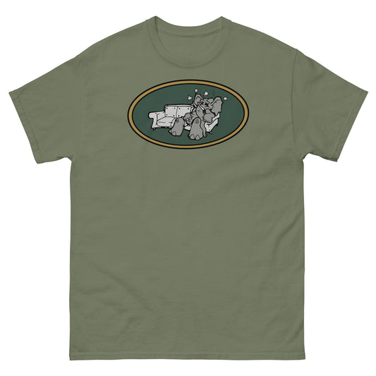 Brooklyn Dust Music Elephant Color Logo (Goblin Green) Unisex Classic Tee