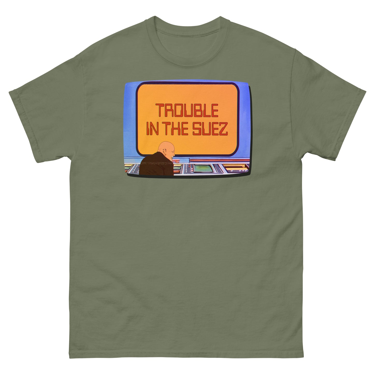Trouble in the Suez Billy Joel Monitor Duty Parody Tee