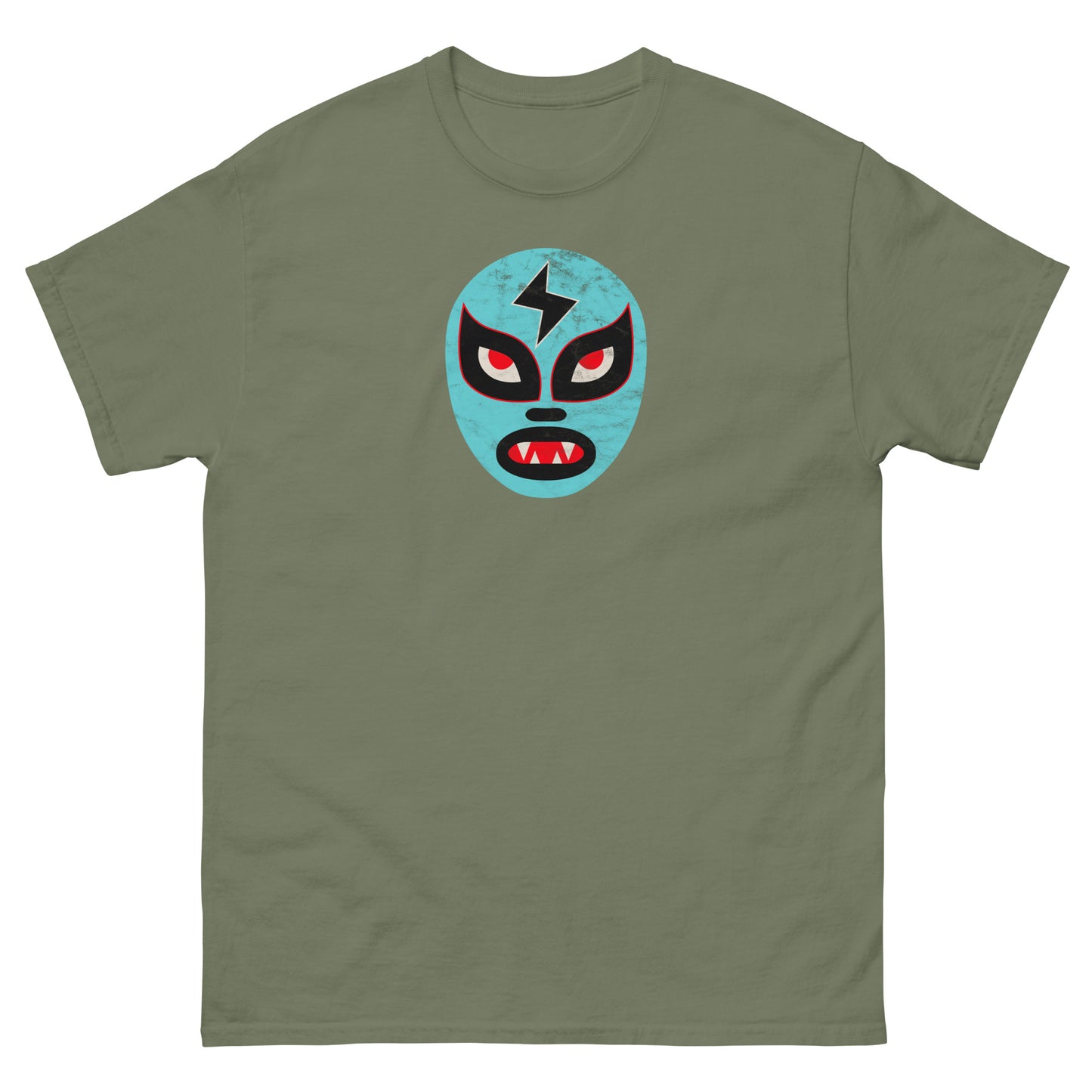 Lucha Libre Mask | As Worn by Noodle ヌードル Distressed Classic T-Shirt