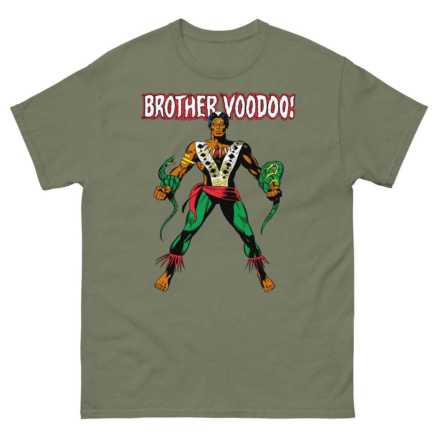 Brother Voodoo Haitain Houngan Classic Comic Book Unisex Tee