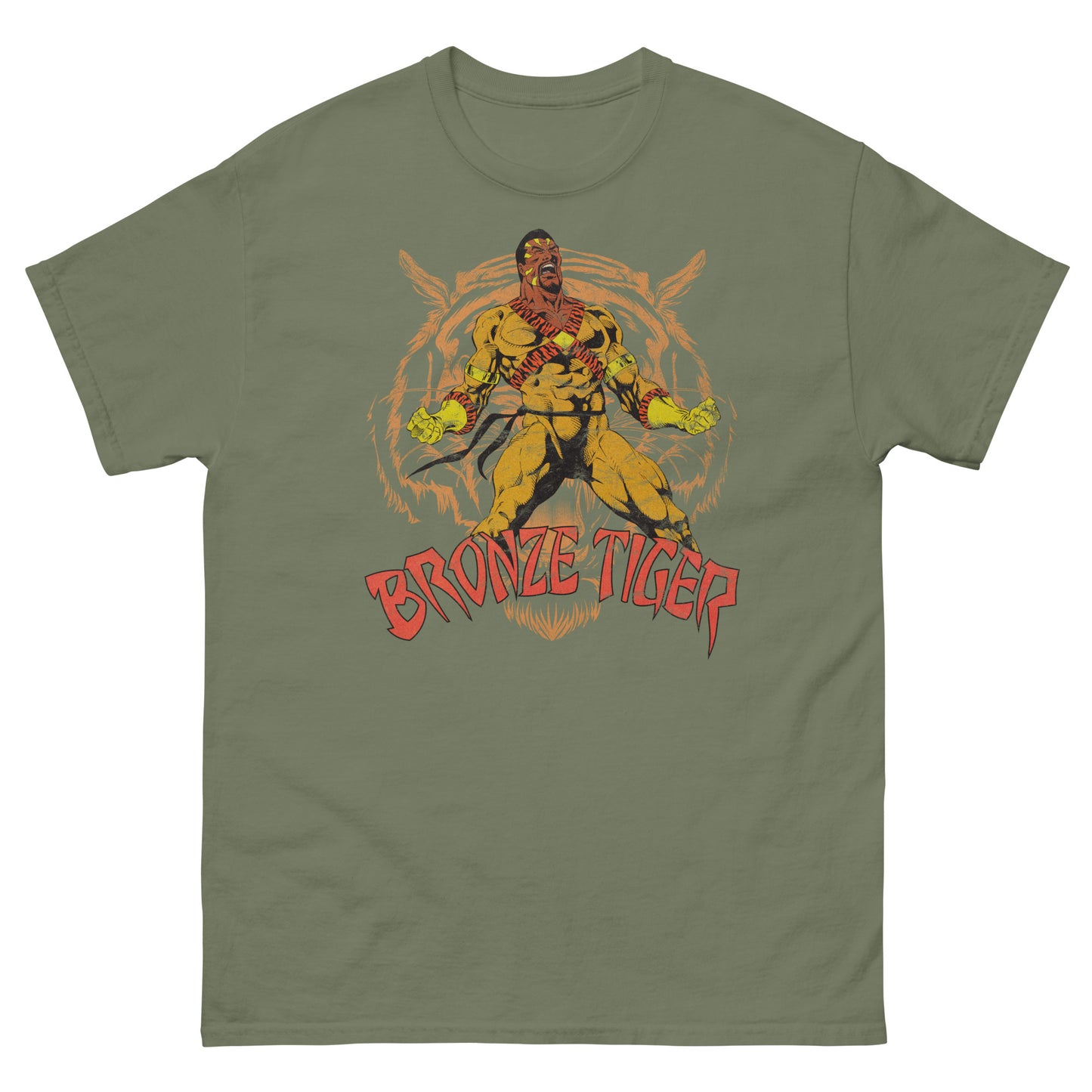 Bronze Tiger Retro Martial Arts Unisex Classic Comic Book Tee