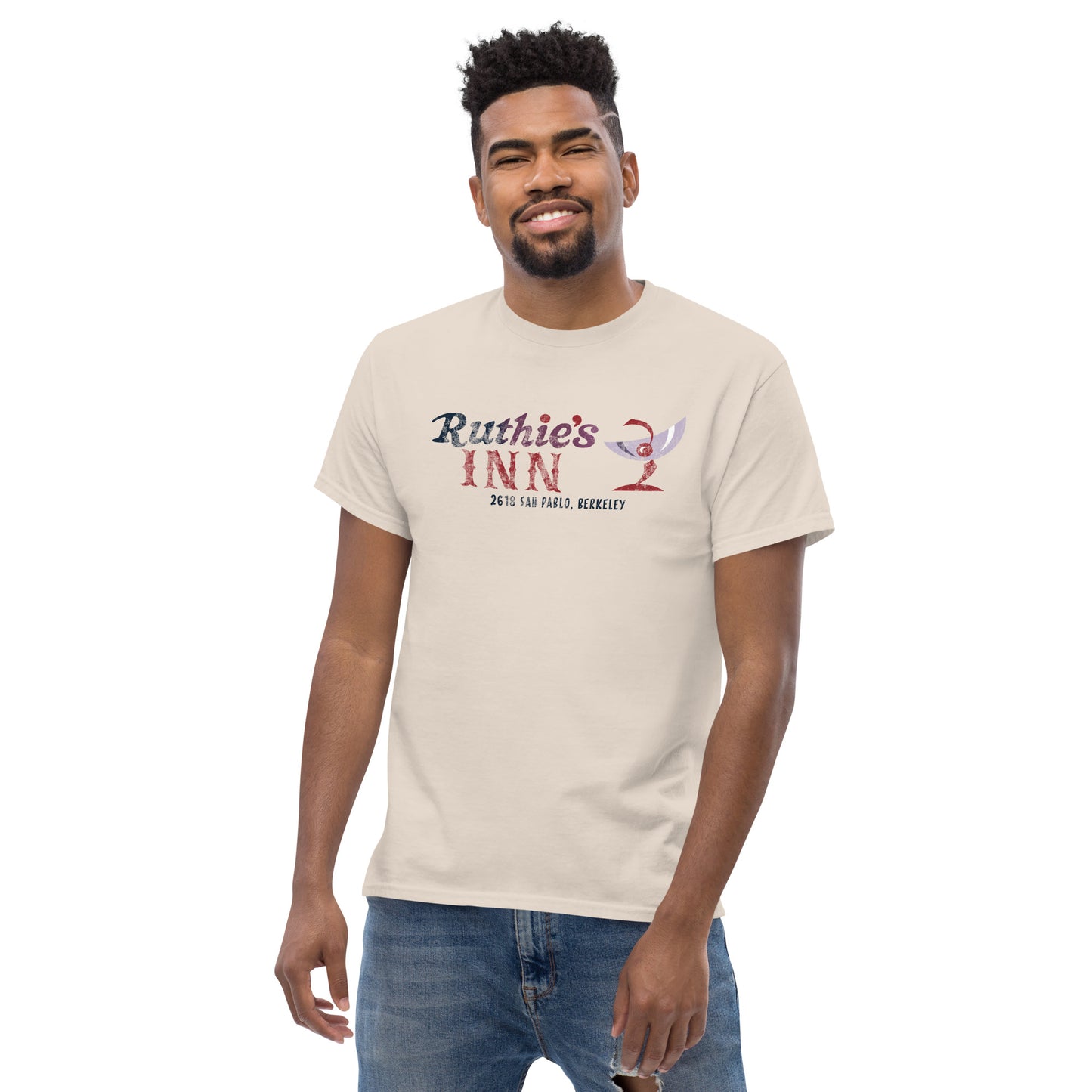 Ruthie’s Inn Berkeley, CA (Color) Distressed Vintage Rock Venue Graphic Tee