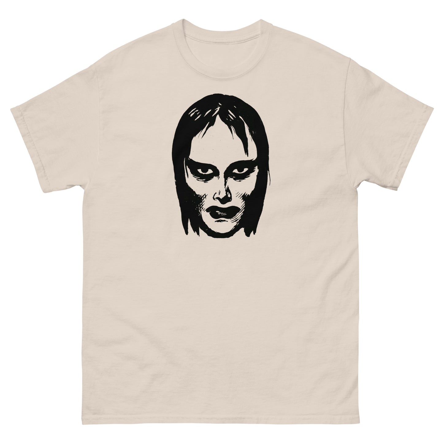 Vampire Girl Mask | Vintage Comic Book Ad Horror Halloween Unisex Classic Tee