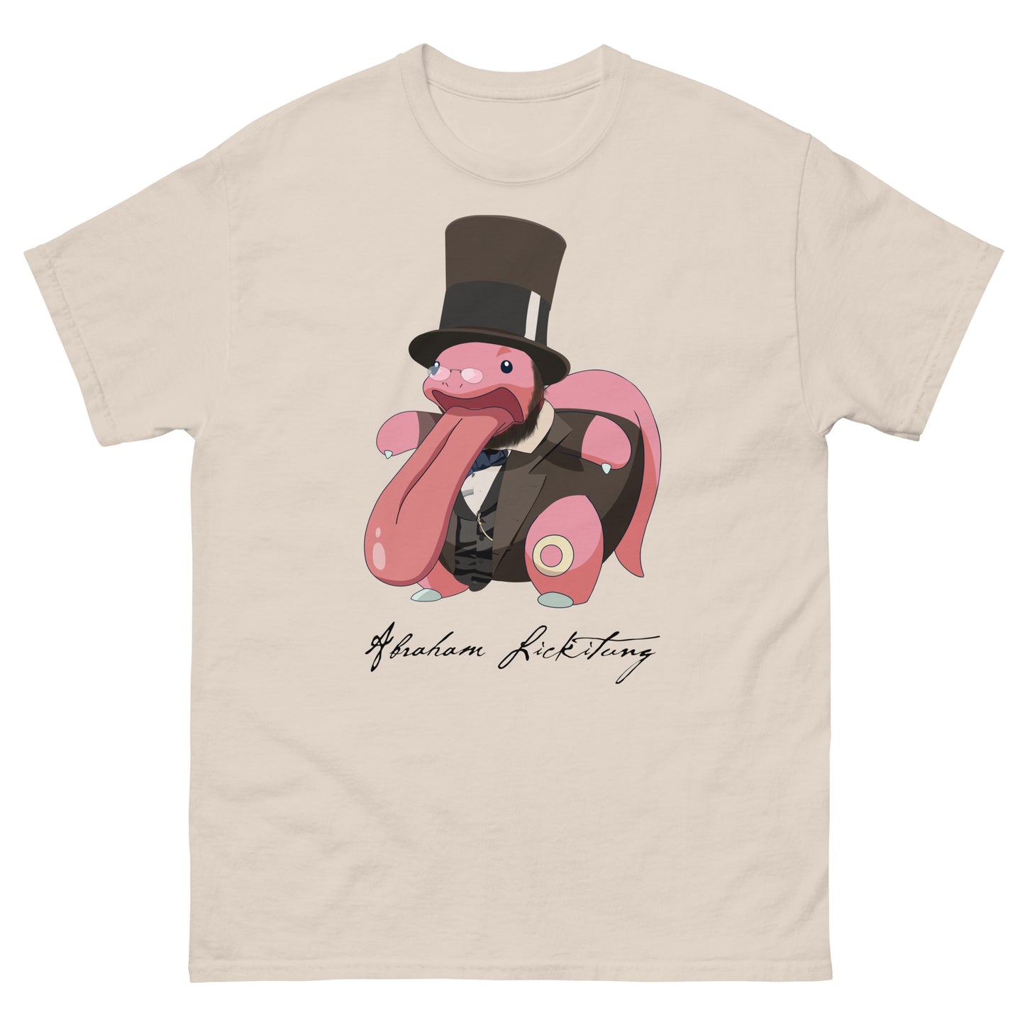 Aberoinga Lincoln Historical Anime Mash-Up Parody Tee