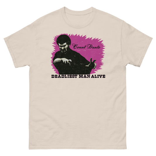 Count Dante: Deadliest Man Alive Distressed Unisex Classic Tee