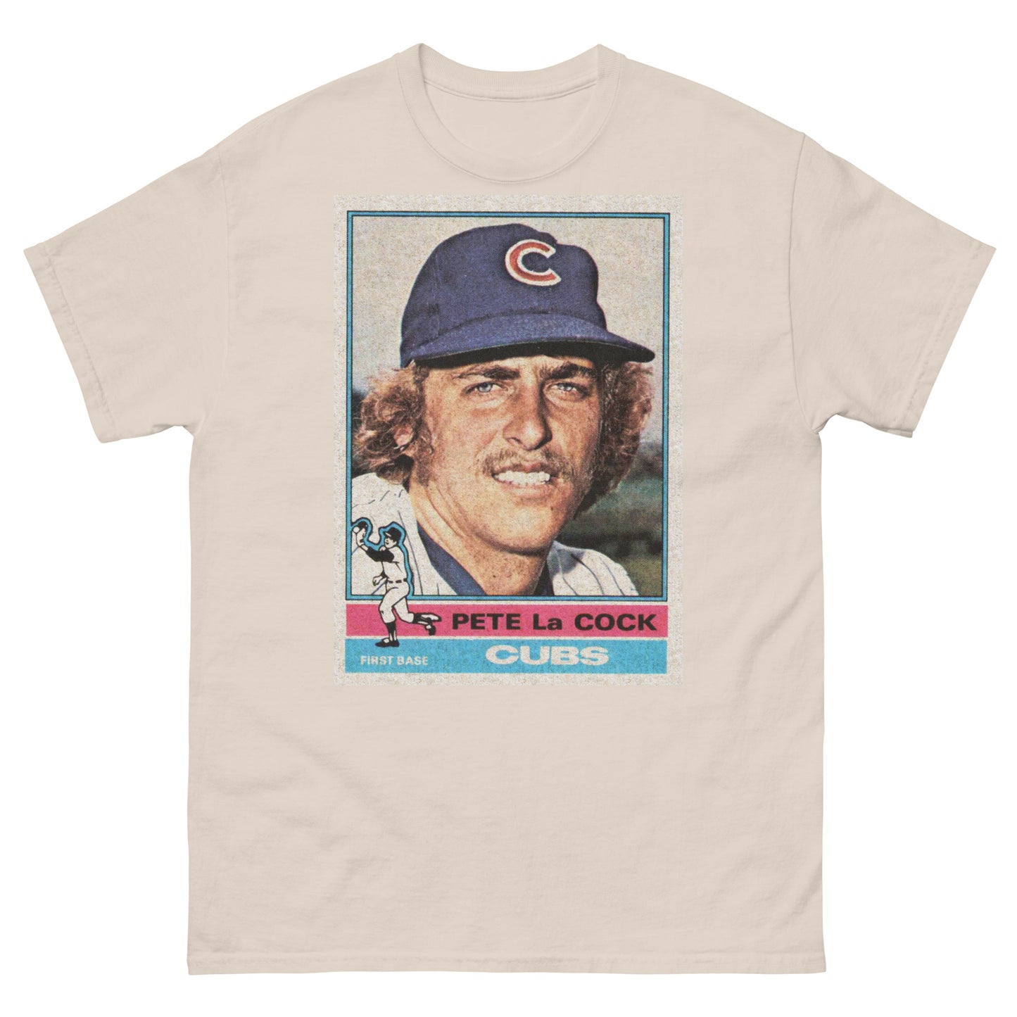 Pete La Cock 1970s Vintage Trading Card Unisex Classic Tee